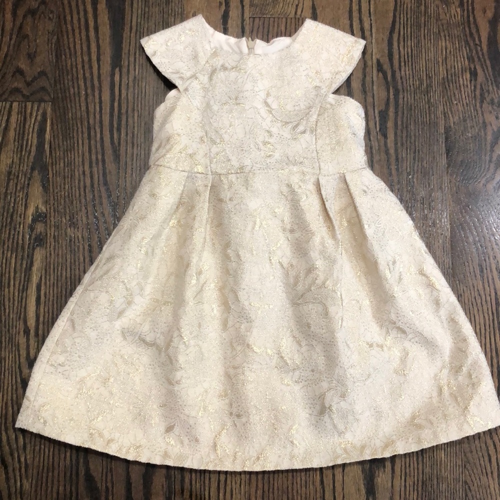 Gold pippa and Julie party dress size 5